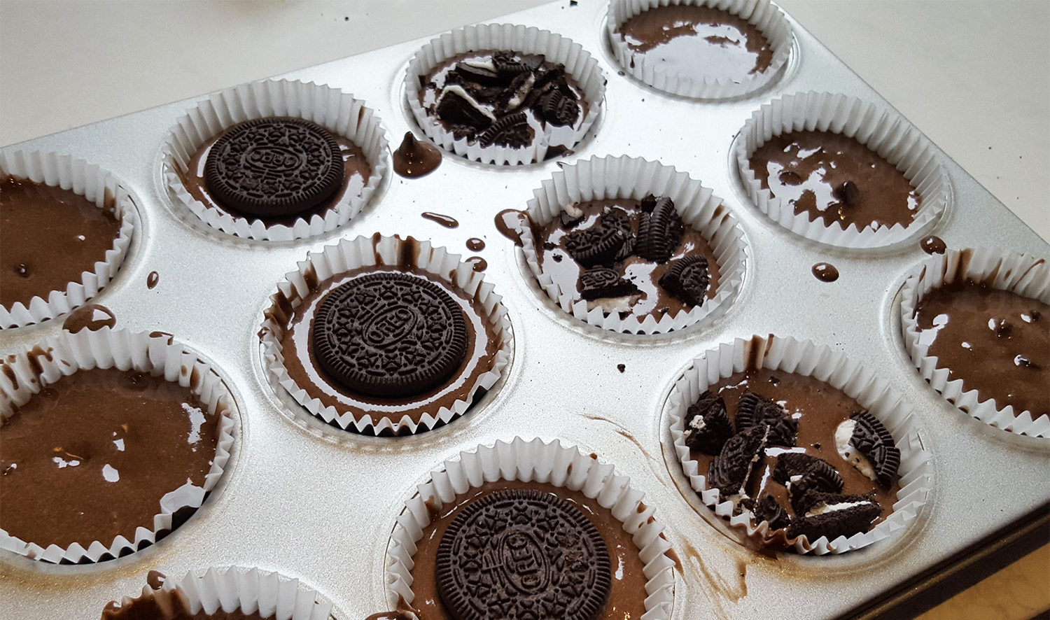 cupcakes being made